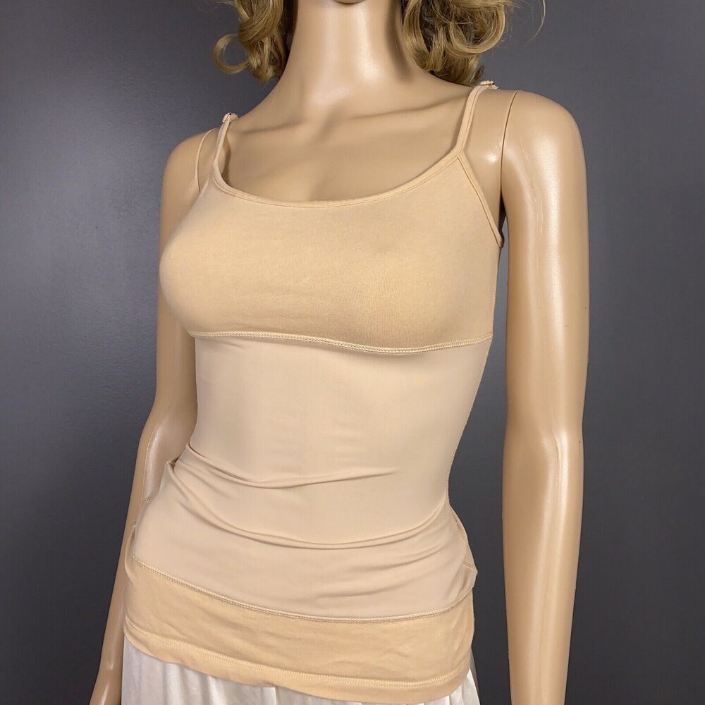 Essential Bodywear EBW Y.E.S. Shaping Tank Top Shape Cami Size Small Beige